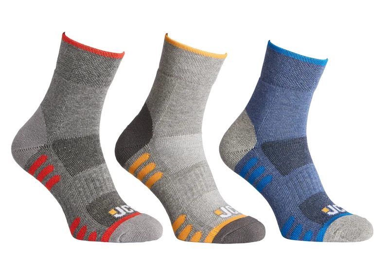 3 PK JCB MENS HYBRID SOCKS