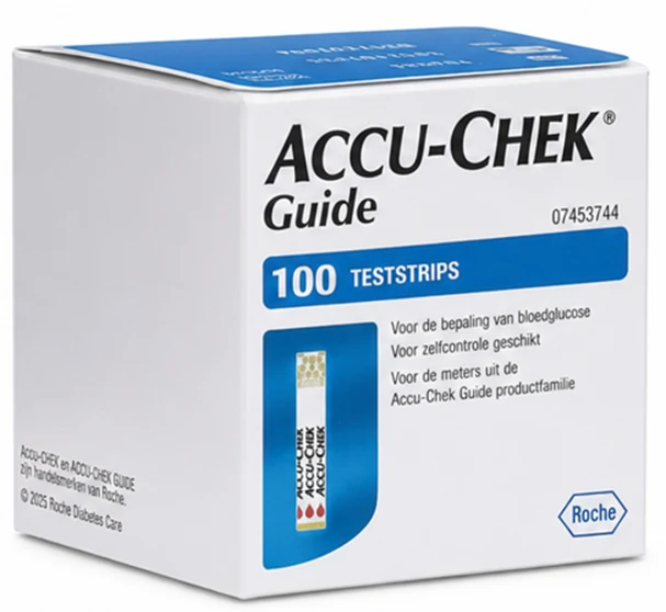 Accu-Chek Guide Teststrips - 100 stuks voor bloedglucosemeting