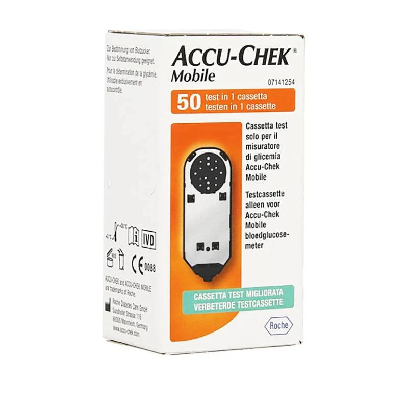 Accu-Chek Mobile Testcassette - 50 teststrips voor glucosemeting
