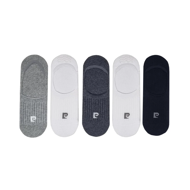 5PK MENS PIERRE CARDIN INVISILINER SOCKS