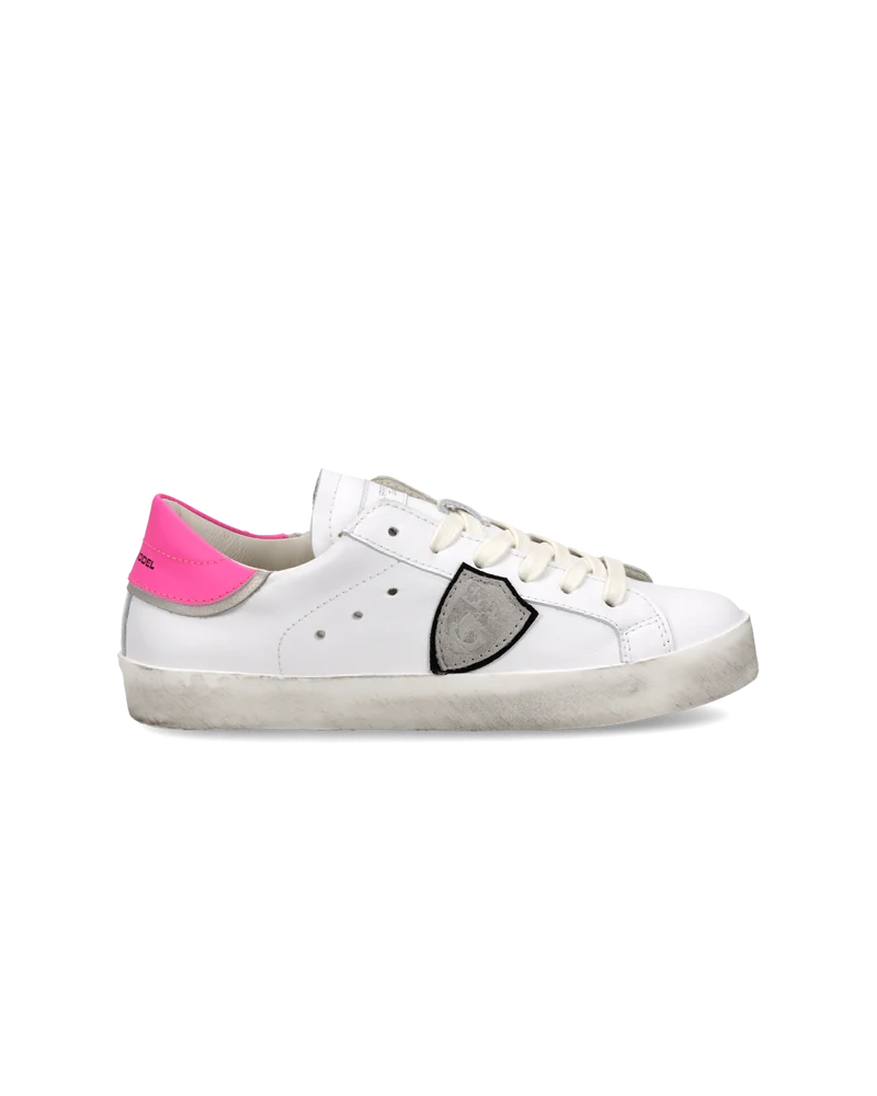Sneaker Prsx Kids, White Neon Pink