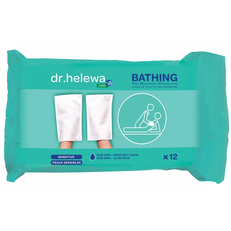 Dr Helewa Vochtige ECO washandjes - 12 stuks
