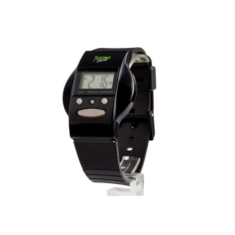 Senseworks Nederlandssprekend horloge - zwart