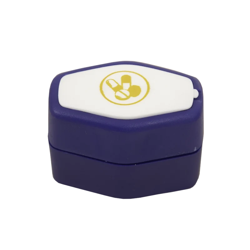 Pillenvergruizer blauw