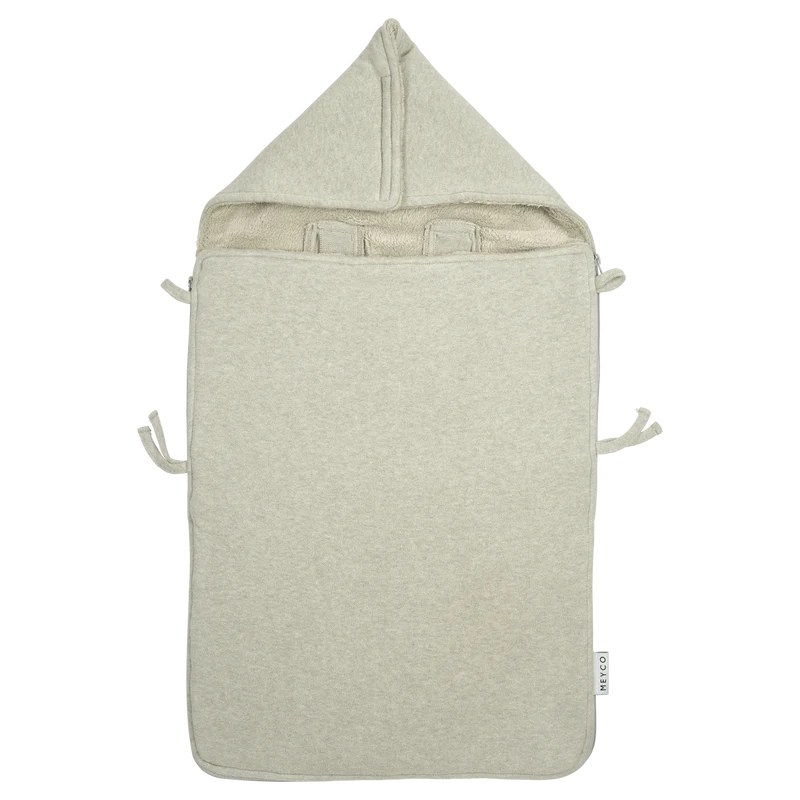 Voetenzak Knit basic - Sand Melange