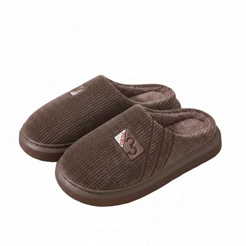 Luxe pluche slippers voor dames - Zachte en elegante binnenschoenen