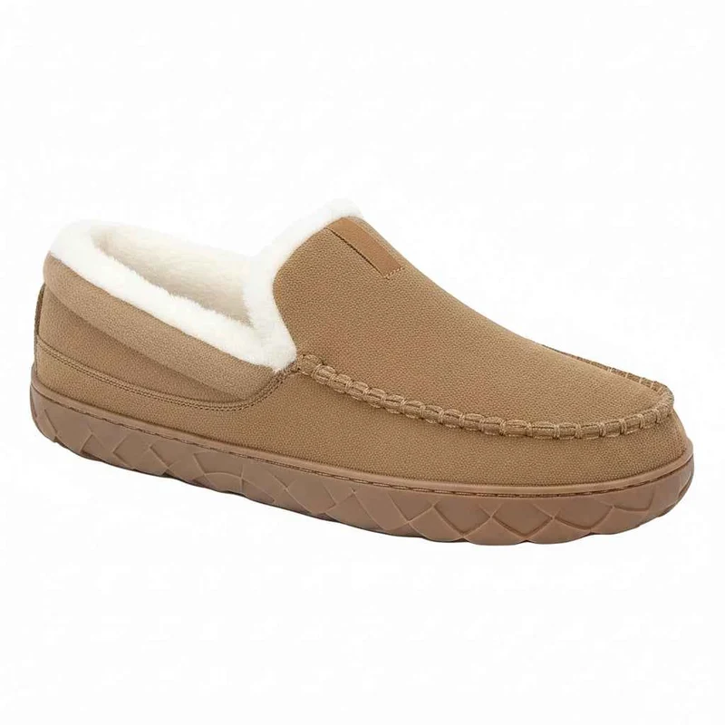 Luxe herenwinterslippers voor ultiem comfort en warmte.