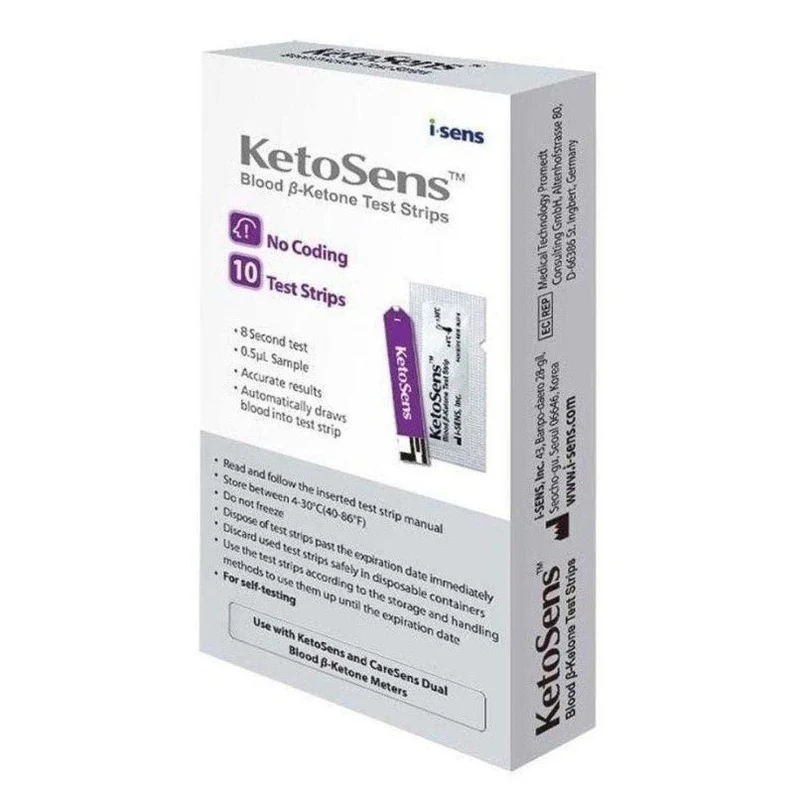 CareSens KetoSens Ketonen Teststrips (10 stuks) – Betrouwbare B-ketonmetingen