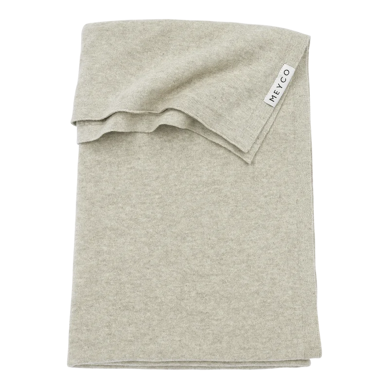 Deken Knit basic - Sand Melange