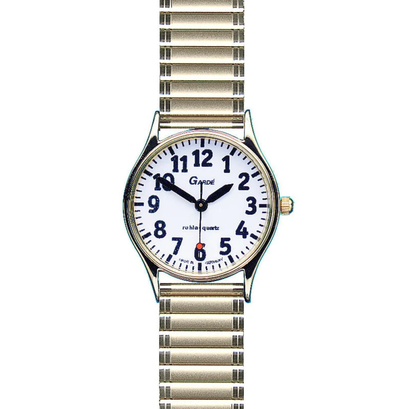 Gardé Staal Bicolor Horloge 26 mm – Mesh Band Zilver/Goud – Witte Wijzerplaat