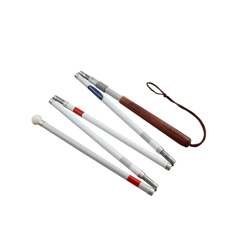 Taststok Sv Opvouwbaar/Telescopisch 130-145 cm – Lichtgewicht Aluminium – Inclusief Opbergetui