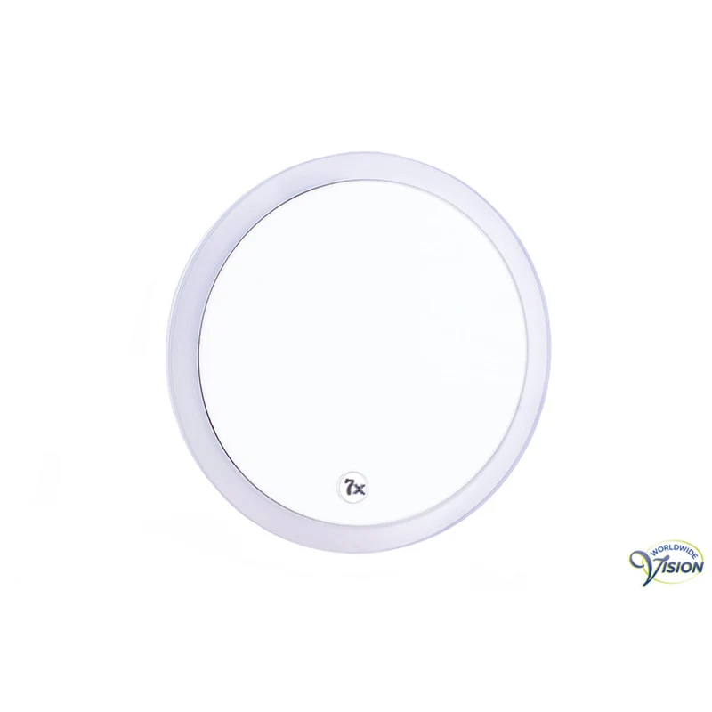 Make-up en Scheerspiegel 20 cm – 7x Vergroting – Met 3 Zuignappen
