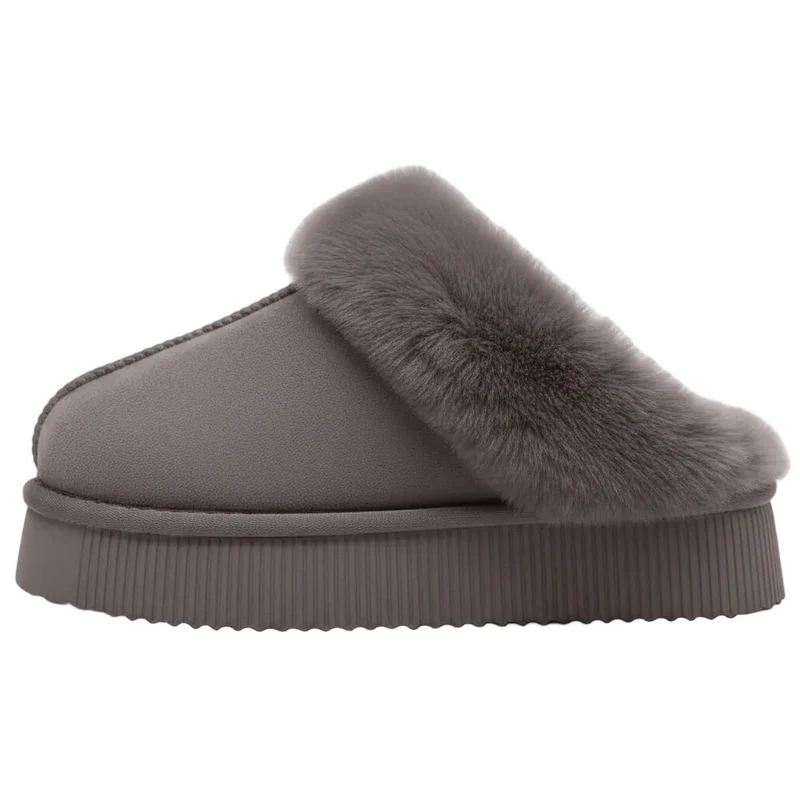 Comfortabele, pluizige platformslippers voor dames – Ultiem comfort en stijl voor de winter.