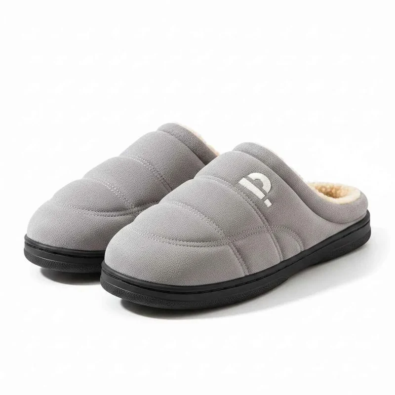 Ervaar ultiem comfort met onze comfortabele suède platformslippers.