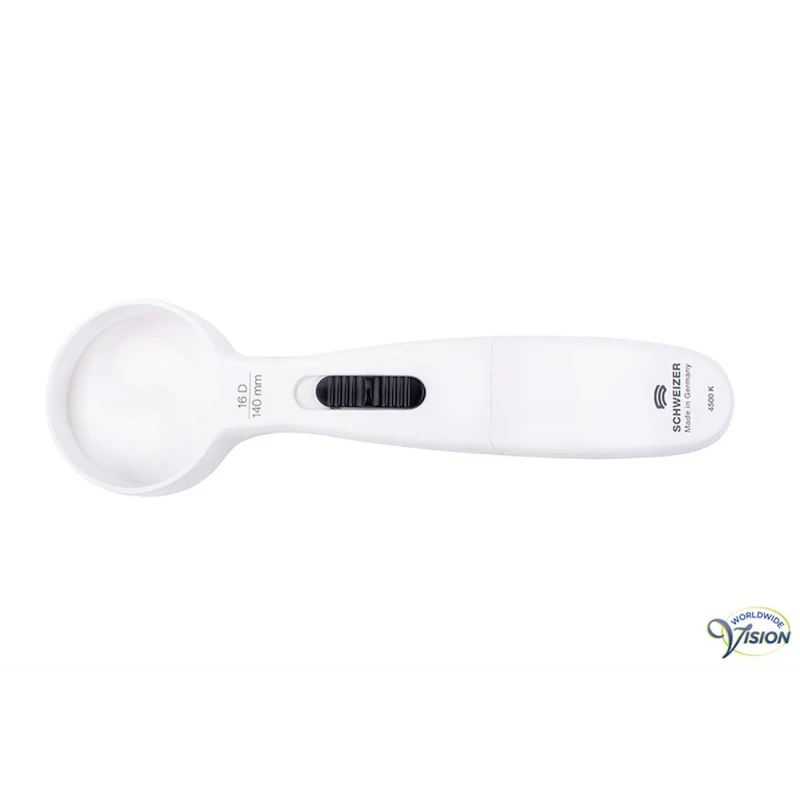 Schweizer ERGO-Lux MP LED 171162 16D Handloep – 4x Vergroting, LED, Ergonomisch Ontwerp
