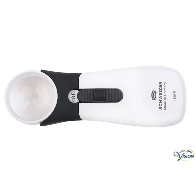 Schweizer ERGO-Lux MP Mobil 12x Handlichtloep – 164482 48D LED met 35 mm Asferische Lens