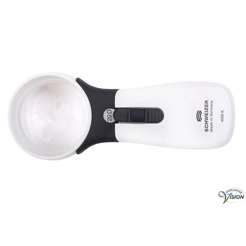 Schweizer ERGO-Lux MP Mobil 5x Handlichtloep – 164202 20D LED met 55 mm Asferische Lens