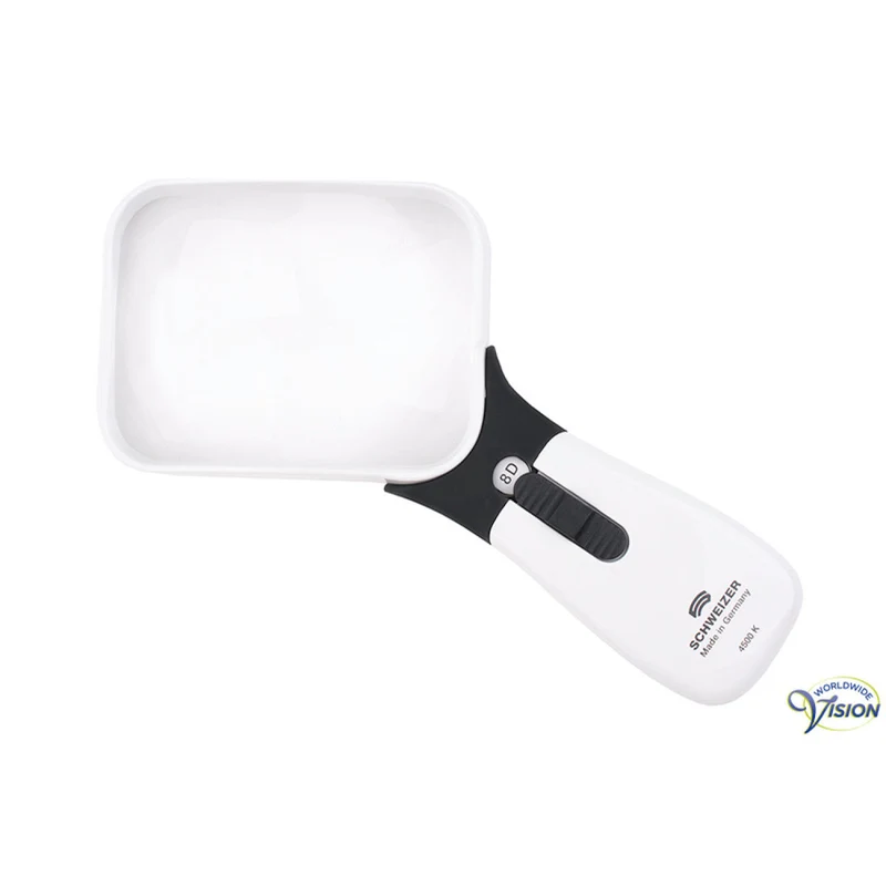 Schweizer ERGO-Lux MP Mobil 2x Handlichtloep – 164082 8D LED met Gekantelde Asferische Lens