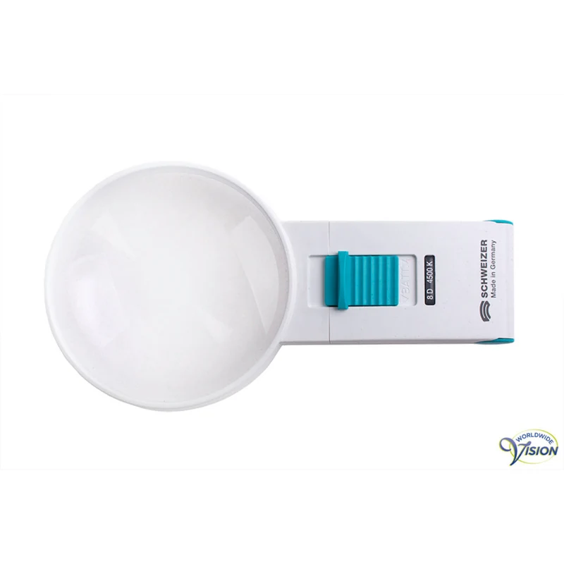 Schweizer Ökolux+ Mobil 2x Handlichtloep – 134802 8D LED met Extra Grote Asferische Lens