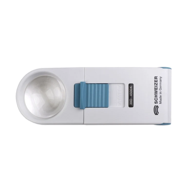 Schweizer Ökolux+ Mobil LED 134392 – 39D | Handlichtloep 10x Vergroting | 35 mm Lens