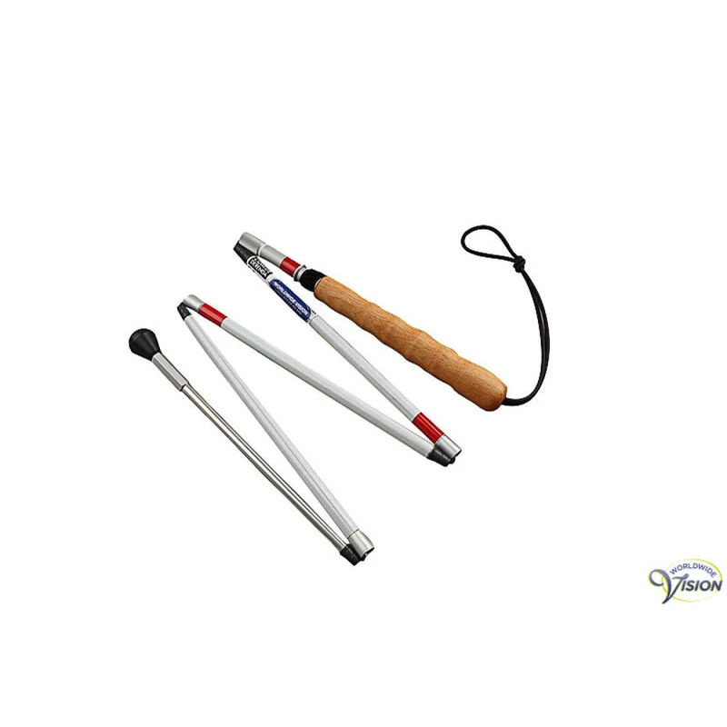 Ultraflex Taststok 130 cm – Opvouwbaar & Telescopisch | Lichtgewicht Aluminium