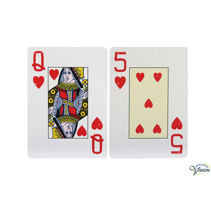 Opti 2 Speelkaarten – Grote Cijfers & Letters | 2 Sets van 54 Kaarten