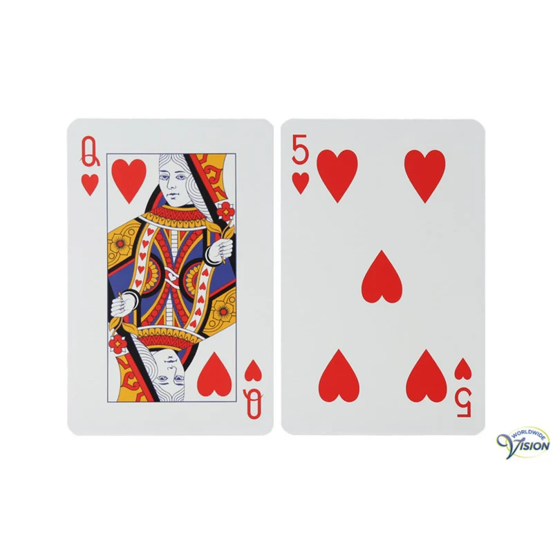 Reuzen Speelkaarten – Groot Formaat | 1 Set van 52 Kaarten + 2 Jokers