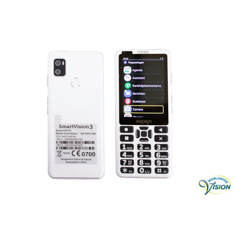 SmartVision3 Initium – Nederlandssprekende Smartphone voor Blinden & Slechtzienden