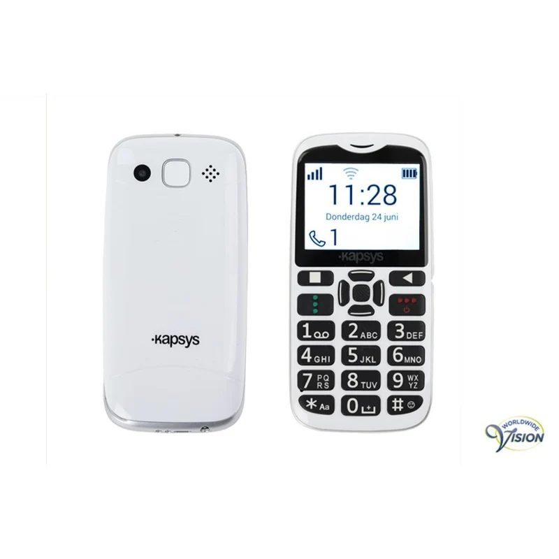MiniVision2+ Nederlandssprekende GSM – Spraakgestuurd Mobiel voor Blinden & Slechtzienden