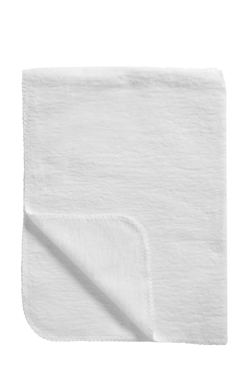 Deken geweven - White