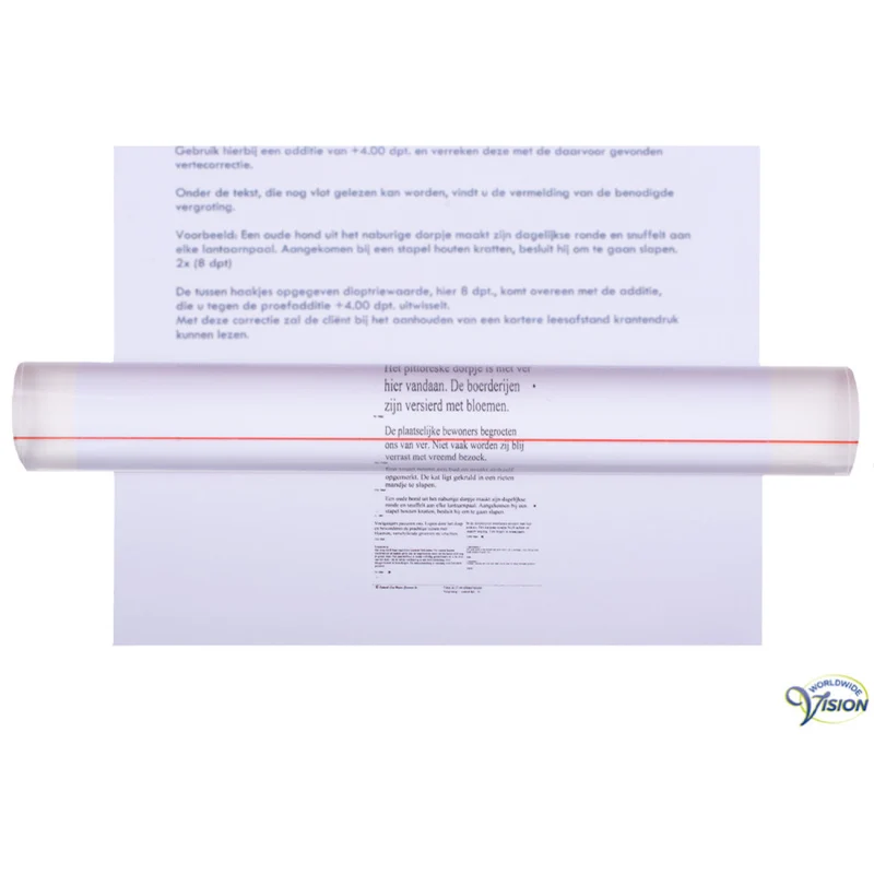 Eschenbach Leesliniaal 2608 – 25 cm | 1.8x Vergroting met Geleidelijn