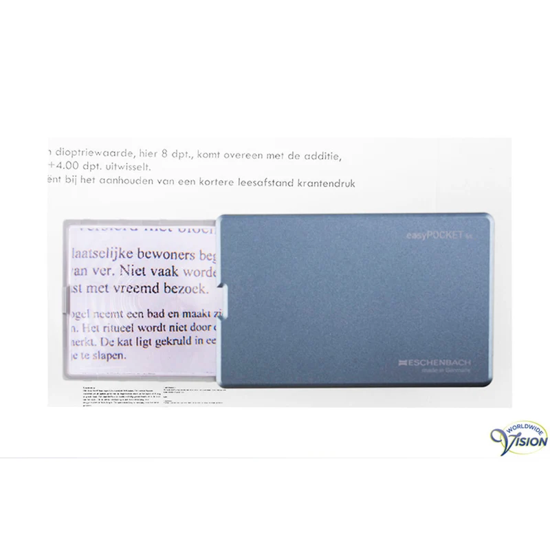 Eschenbach EasyPocket 152122 – 4x Vergroting | Zaklichtloep met LED