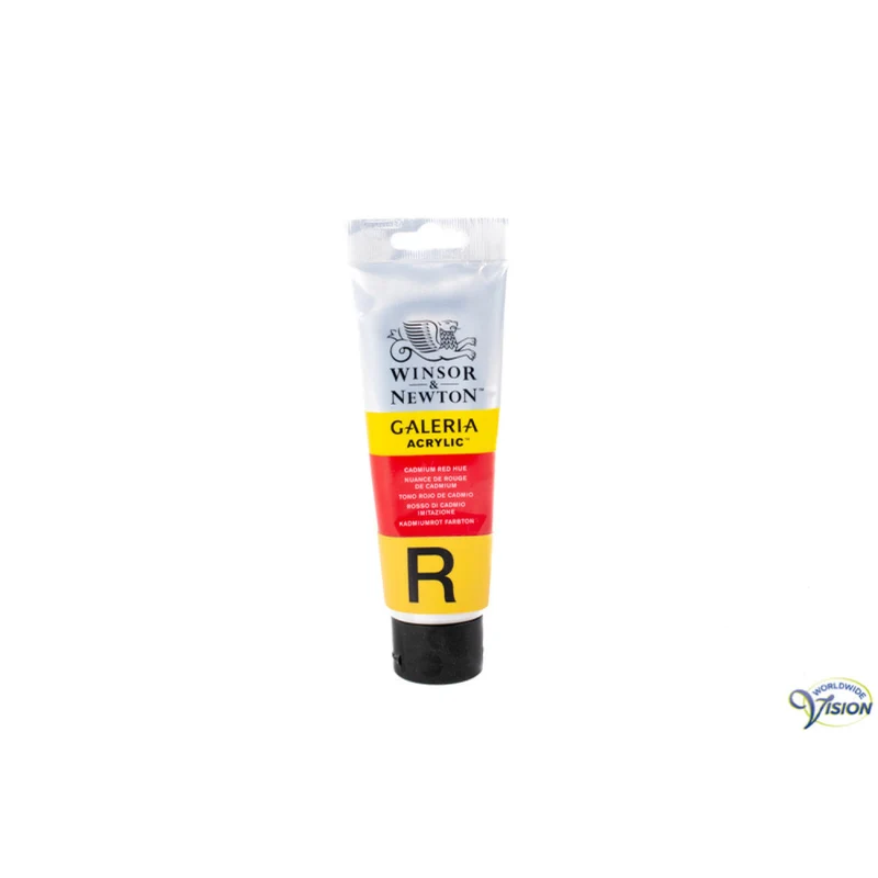 Winsor & Newton Galeria Acrylverf Rood – Cadmium Red Hue | 120 ml Tube
