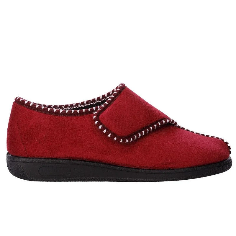 MSF Pantoffel - bordeaux laag damesmodel