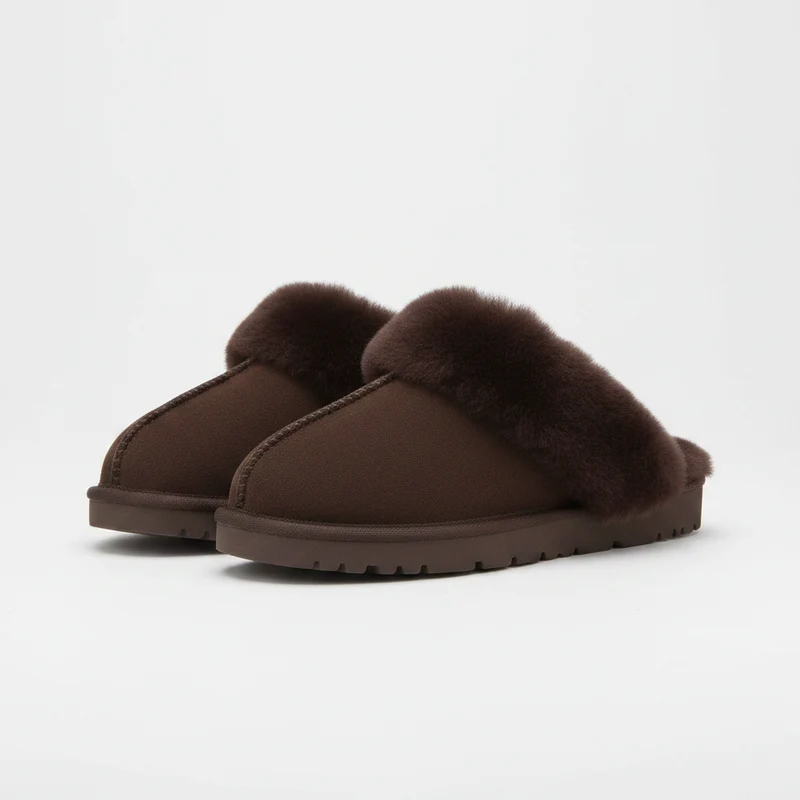 Herenslippers van schapenvachtleer – Comfort en stijl voor thuis