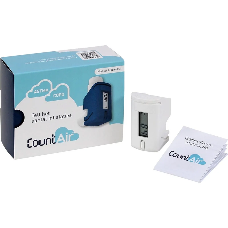 CountAir Dosisteller – Voorzetkamer voor Betrouwbare Inhalatiecontrole