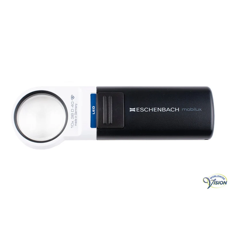 Eschenbach Mobilux LED 151110 – 10x Handlichtloep met LED & Kleurfilters