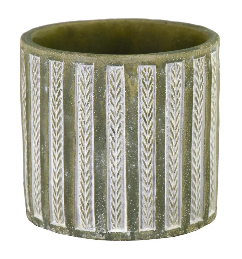 Luxe Bloempot ALLEGRA Groen – D15 H15 cm
