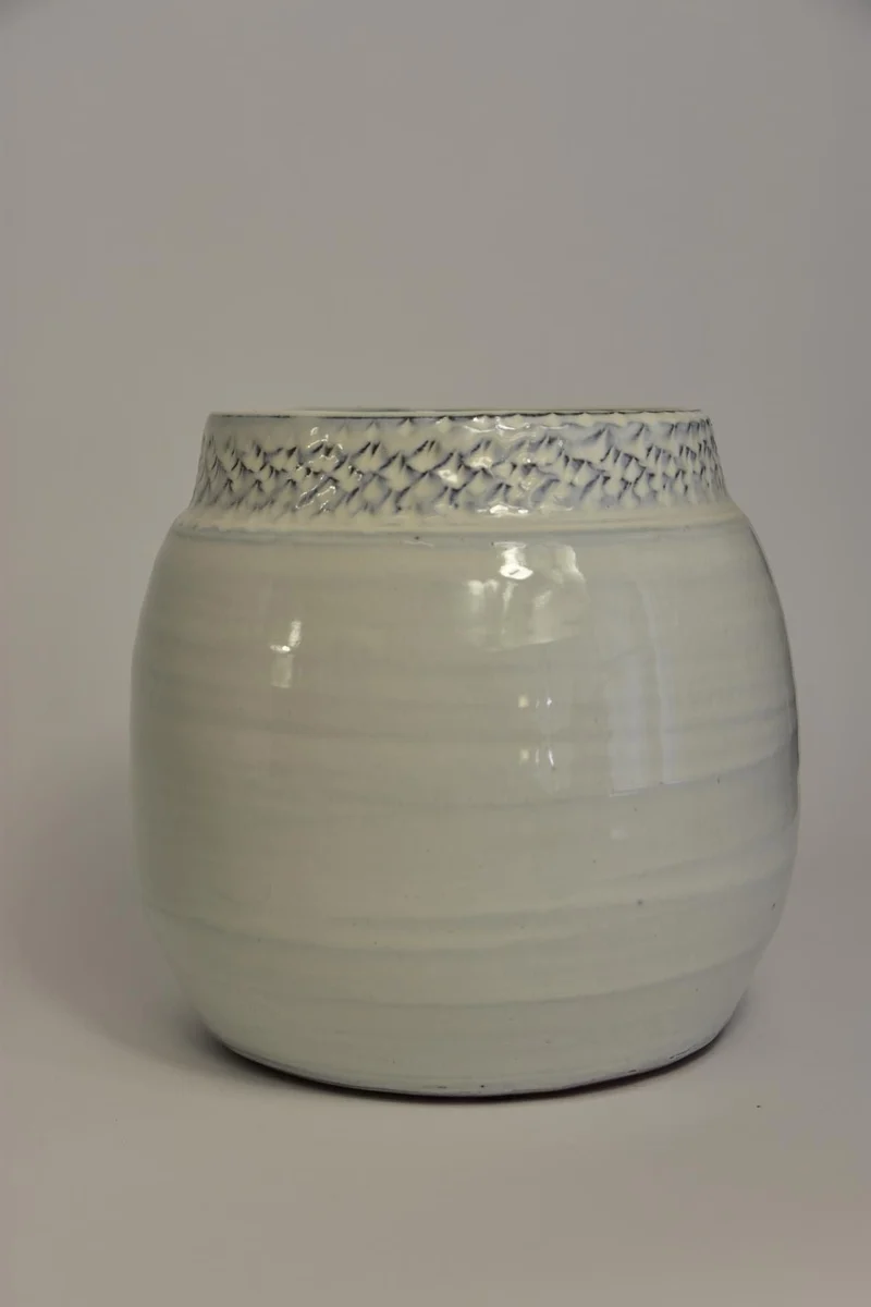 Luxe Bloempot AGNESCA Wit – D20 H20 cm