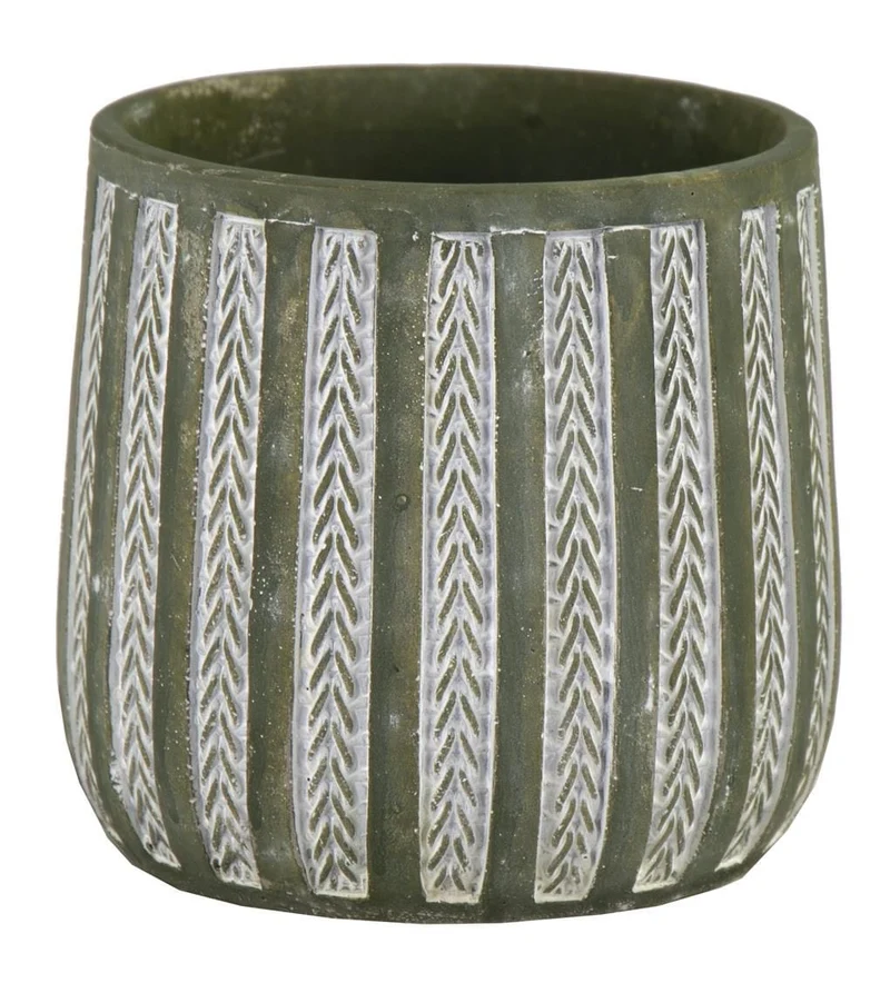 Luxe Bloempot ARIANNA Groen – D11 H10 cm