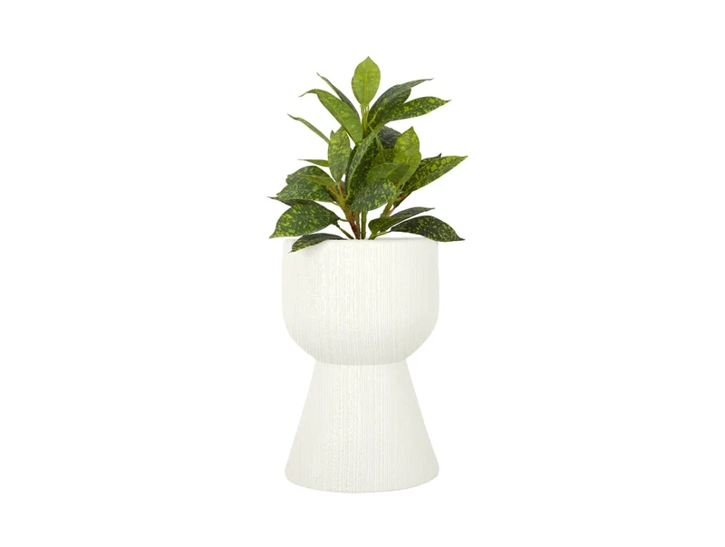 Luxe Bloempot TAM-TAM M Wit - D 17 x 27 cm