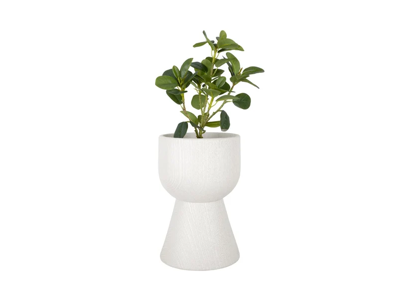 Luxe Bloempot TAM-TAM Wit - D 21 x 33 cm