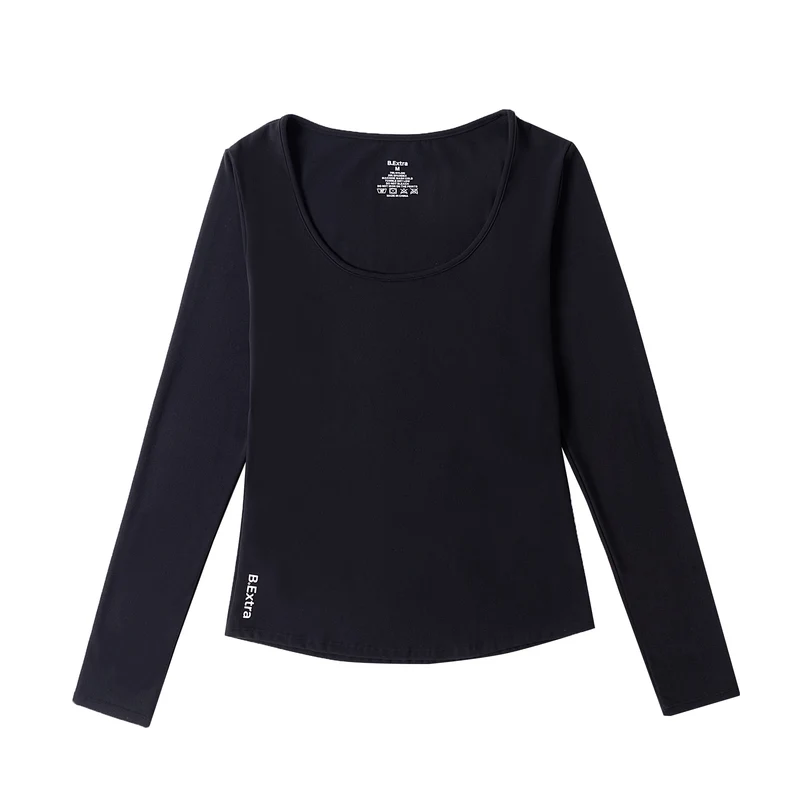Scoop Neck Top - Black Funxtion X