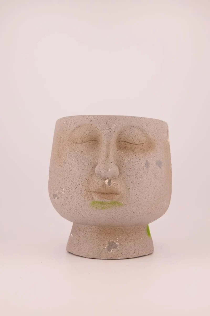 Luxe Bloempot CINZIA Grijs - 32x29x30 cm