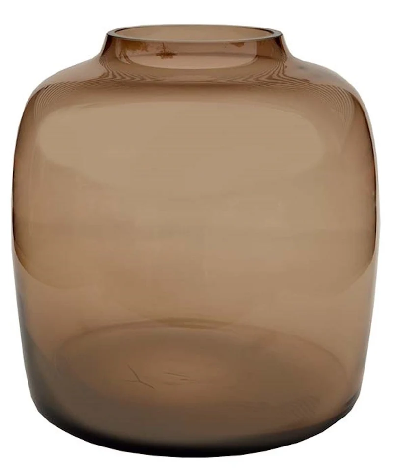 Luxe Vaas BARTICA Taupe M – ø25 cm