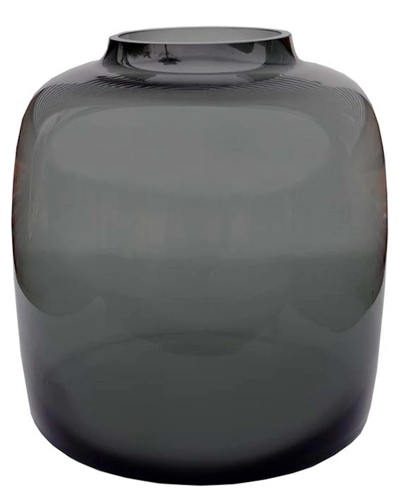 Luxe Vaas BARTICA Grijs M – ø25 x H25 cm