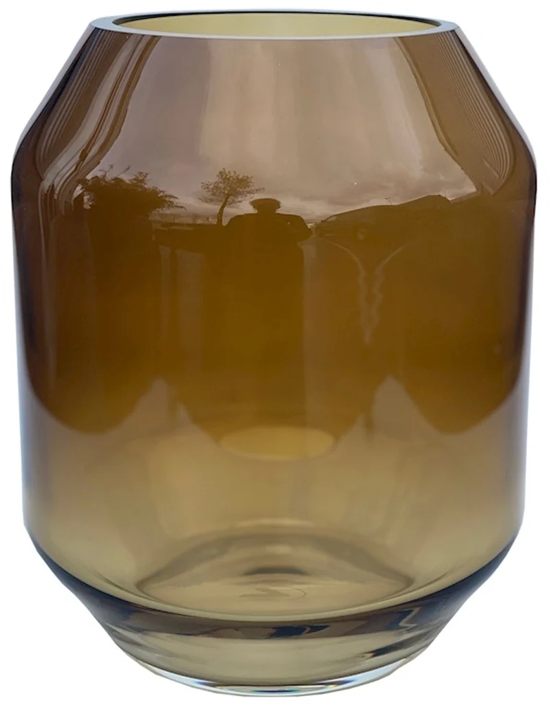 Luxe Vaas SILL Bruin – ø24 x H29 cm