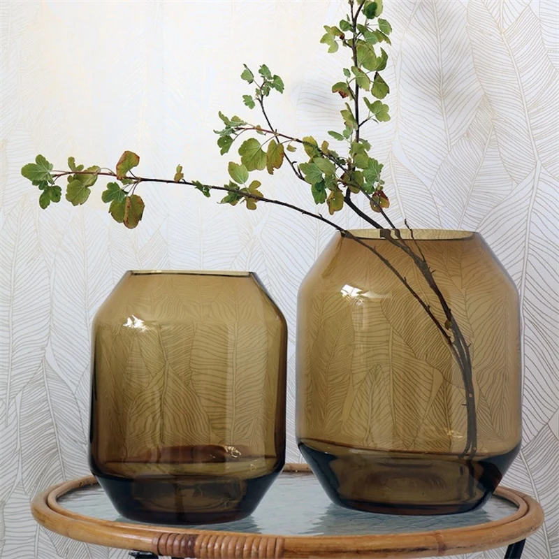 Luxe Vaas SILL Bruin – S ø20 x H24 cm