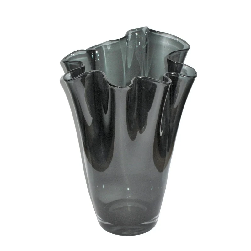 Luxe Vaas LEO Zwart – ø21 x H30 cm