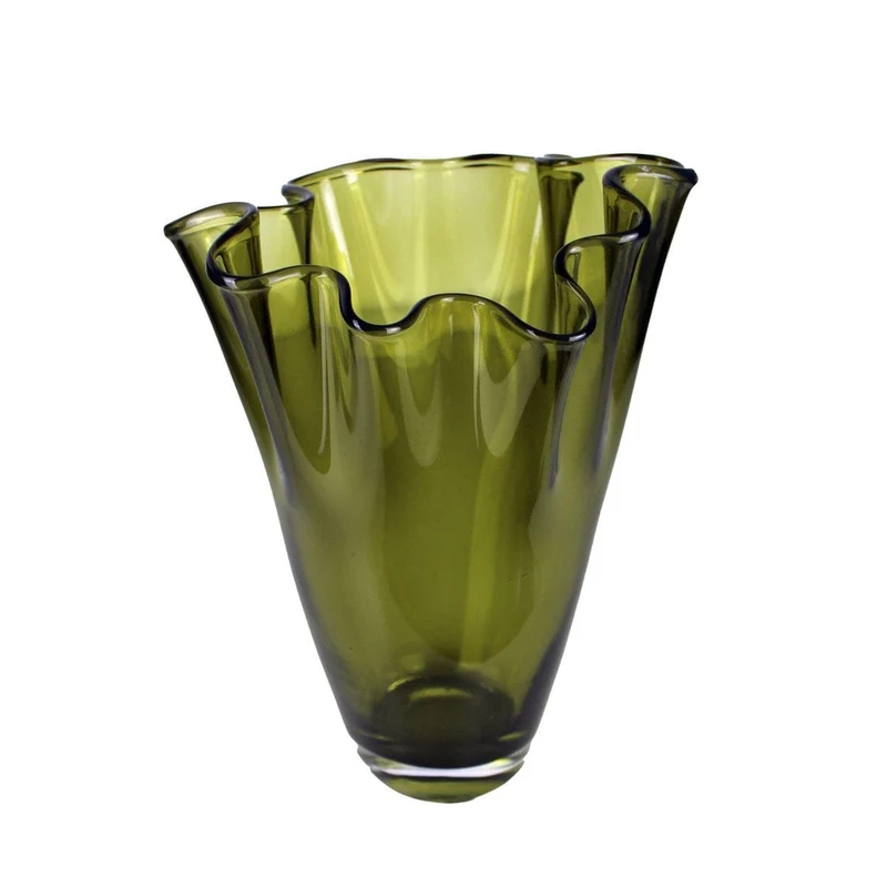 Living Luxe Vaas LEO Groen – ø21 x 21 x 30 cm